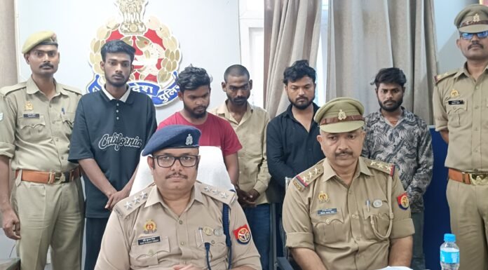 CCTV और सर्विलांस के जाल में फंसे 5 शातिर चोर, गोरखनाथ पुलिस का बड़ा खुलासा