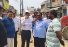 विरासत गलियारा कार्य का निरीक्षण, नई पाइपलाइन के निर्देश