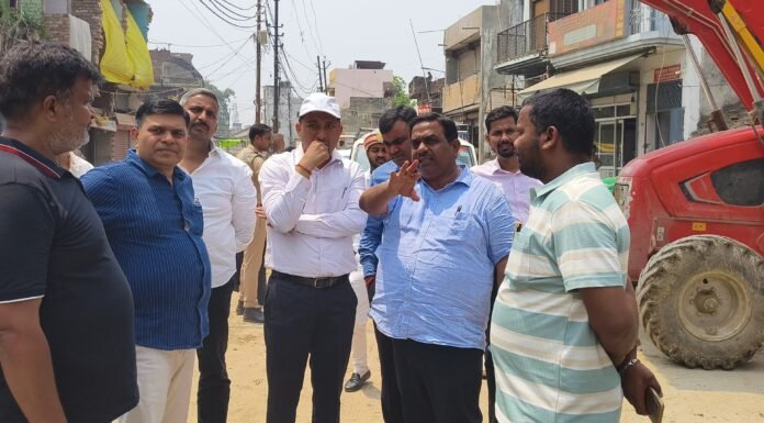 विरासत गलियारा कार्य का निरीक्षण, नई पाइपलाइन के निर्देश