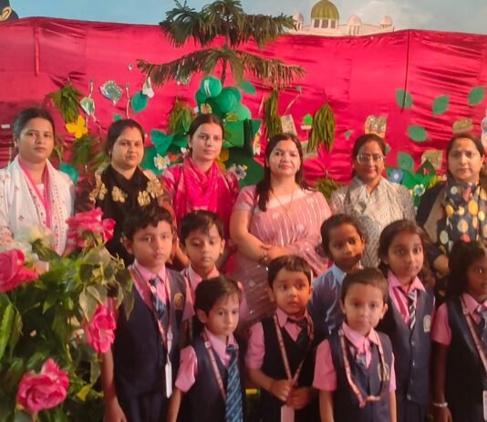 नाटक के जरिए सीख: सूर्या सीनियर सेकेंडरी स्कूल में नौनिहालों को सिखाया मुश्किलों से लड़ना