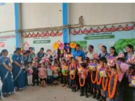 सूर्या सीनियर सेकेंडरी स्कूल में नए शैक्षणिक सत्र का शुभारंभ: मां सरस्वती की आराधना के साथ छात्रों का उत्साहपूर्ण स्वागत