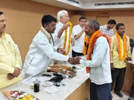 अंतर्राष्ट्रीय श्रमिक दिवस पर श्रमवीरों का सम्मान, विधायक गणेश चौहान ने बढ़ाया उत्साह