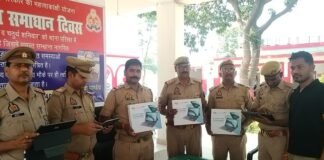 महुली पुलिस हुई हाईटेक, सभी विवेचक स्मार्ट टैबलेट से लैस