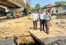गोलघर में सौंदर्यीकरण और नाला निर्माण कार्यों का निरीक्षण, अधिकारियों ने दिए सख्त निर्देश