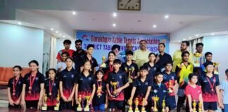 जिला टेबल टेनिस प्रतियोगिता 2026 में खिलाड़ियों ने दिखाया दमखम 200 से अधिक मुकाबलों में खिलाड़ियों ने किया शानदार प्रदर्शन, विजेताओं को किया गया सम्मानित
