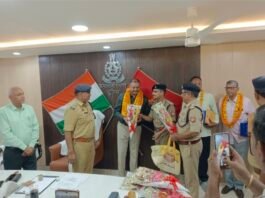 शानदार रहा तीन साल का कार्यकाल, जनता का मिला भरपूर प्यार सेवानिवृत्त सीओ समेत चार पुलिस कर्मियों को दी गई भावभीनी विदाई