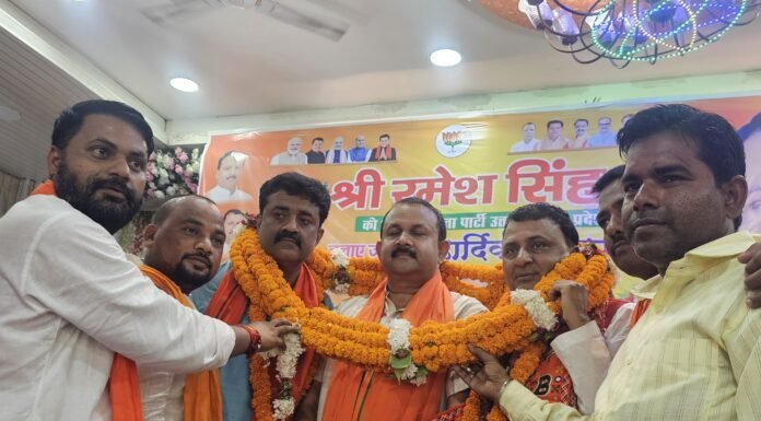भाजपा के नवनियुक्त प्रदेश उपाध्यक्ष रमेश सिंह का सहजनवा में भव्य स्वागत संगठन को बूथ स्तर तक मजबूत करने और योजनाओं को अंतिम व्यक्ति तक पहुंचाने का आह्वान