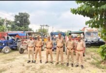 हर्रैया पुलिस की बड़ी कार्रवाई, अवैध खनन में लगी चार ट्रैक्टर-ट्रॉलियां सीज एसपी के निर्देश पर चला अभियान, खनन विभाग को भेजी गई रिपोर्ट