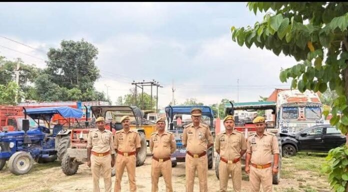 हर्रैया पुलिस की बड़ी कार्रवाई, अवैध खनन में लगी चार ट्रैक्टर-ट्रॉलियां सीज एसपी के निर्देश पर चला अभियान, खनन विभाग को भेजी गई रिपोर्ट