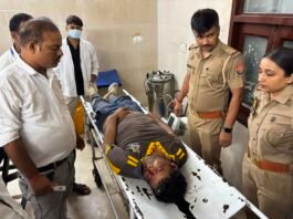 मुख्तार गैंग से जुड़े एक लाख के इनामी मुस्तफिजुल का एनकाउंटर, STF के मुख्य आरक्षी को लगी गोली