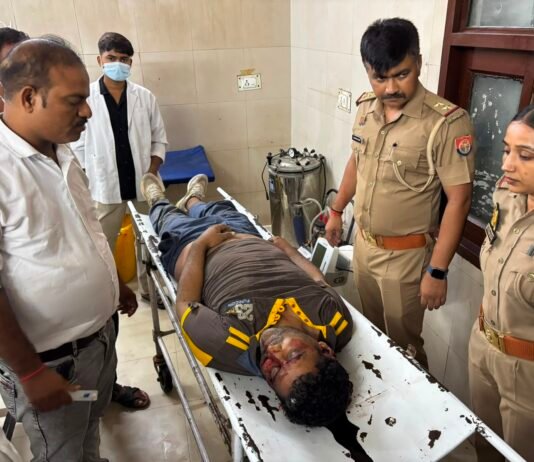 मुख्तार गैंग से जुड़े एक लाख के इनामी मुस्तफिजुल का एनकाउंटर, STF के मुख्य आरक्षी को लगी गोली