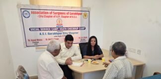 शाही ग्लोबल हॉस्पिटल ने सीनियर सिटीजन केयर सेंटर में लगाया निःशुल्क स्वास्थ्य शिविर