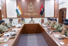 अपराध नियंत्रण और कानून व्यवस्था पर पुलिस हुई सख्त डीआईजी एस. चनप्पा व एसएसपी डॉ. कौस्तुभ ने अधिकारियों के साथ की समीक्षा बैठक, दिए कड़े निर्देश
