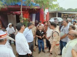 नाग पंचमी पर मुख्यमंत्री के संभावित आगमन को लेकर प्रशासन अलर्ट डीएम दीपक मीणा और एसएसपी डॉ. कौस्तुभ ने भारोहिया शिव मंदिर का किया निरीक्षण