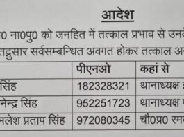 तीन थानाध्यक्षों के तबादले झंगहा, पीपीगंज और पिपराइच थानों को मिले नए प्रभारी