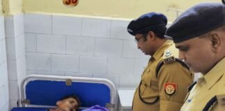 गोकशी के वांछित आरोपी को मुठभेड़ में लगी गोली, गिरफ्तार बछड़े की चोरी कर वध करने का आरोप, पुलिस पर फायरिंग के बाद जवाबी कार्रवाई; .315 बोर का तमंचा, कारतूस और खोखा बरामद