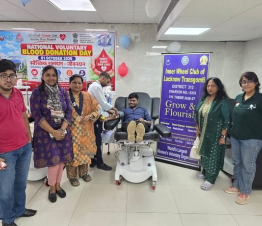 हर बूंद जिंदगी की आस, दान उत्सव में 45 यूनिट रक्तदान रॉबिन हुड आर्मी और लघु उद्योग भारती के सहयोग से लगा शिविर, स्वैच्छिक रक्तदान के प्रति किया जागरूक