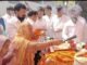 पंडित सूर्य नारायण चतुर्वेदी को नम आंखों से श्रद्धांजलि आठवीं पुण्यतिथि पर भिटहा में उमड़ा जनसमूह, जरूरतमंदों में बांटे अंगवस्त्र व नकद धनराशि
